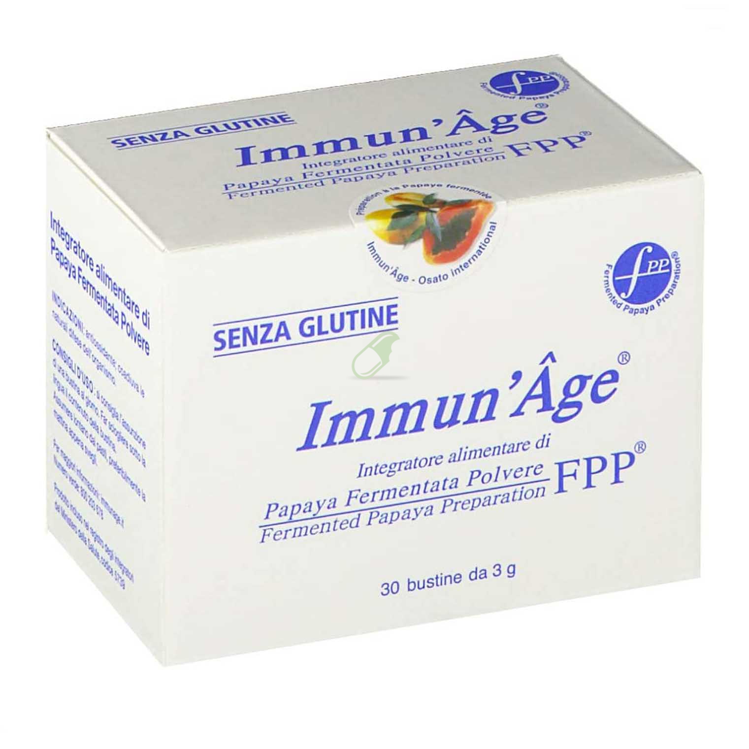 ImmunAge Linea Intergatori Rigeneranti Papaya Liofilizzata 30 Buste Orosolubili