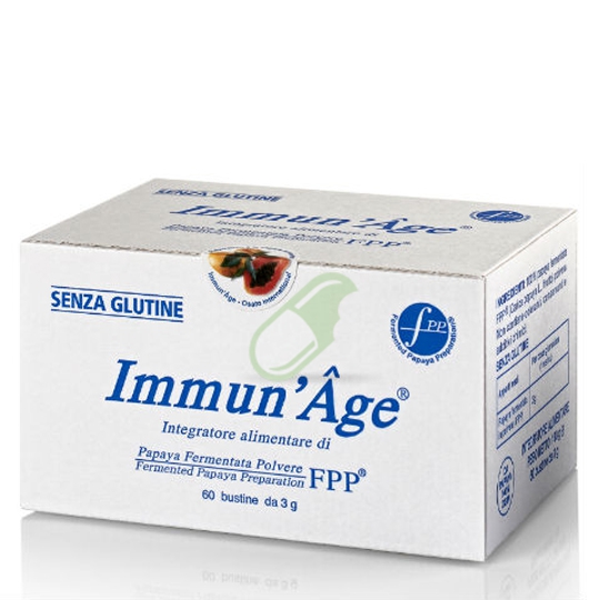 ImmunAge Linea Intergatori Rigeneranti Papaya Liofilizzata 60 Buste Orosolubili