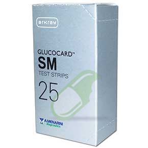 Menarini Diagnostics Linea Controllo Glicemia Glucocard SM  25 Strisce