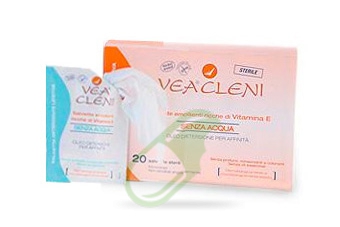 VEA Linea Pelli Sensibili Cleni Salviettine Detergenti 20 Bustine Monodose