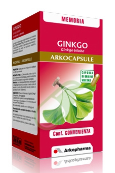 Arkocapsule Linea Memoria Integratore Ginkgo Circolazione Cerebrale 45 Capsule