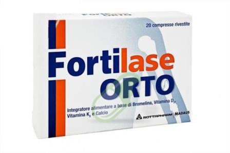 Rottapharm Linea Benessere delle Ossa Fortilase Orto Integratore 20 Compresse