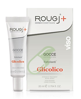 Rougj Linea Viso Acido Glicolico Gocce Esfolianti Leviganti Tonificanti 20 ml