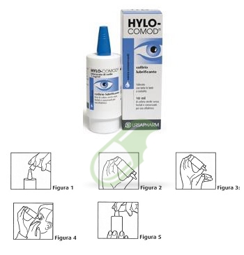 Visufarma Linea Benessere degli occhi Hylo Comod gocce oculari flacone da 10 ml