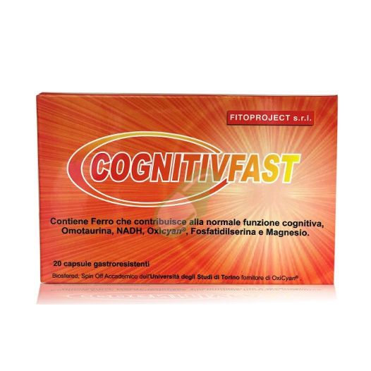 Fitoproject Linea Benessere ed Energia Cognitiv Fast Integratore 20 Capsule