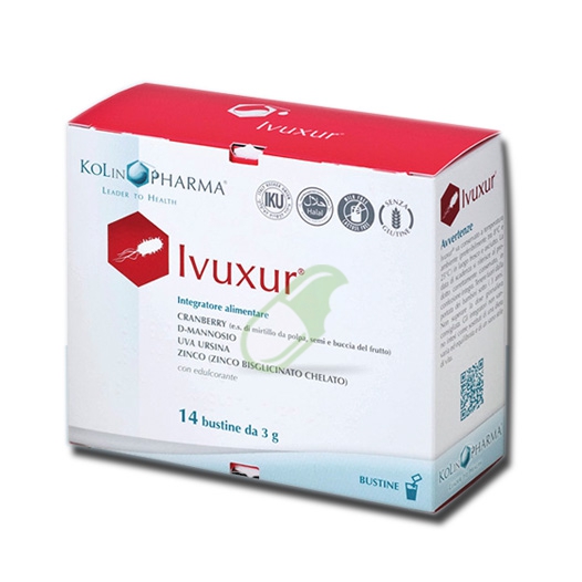 Kolinpharma Linea Benessere delle vie Urinarie Ivuxur Integratore 14 Bustine