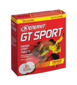 Enervit Sport Linea Energia GT Sport Integratore 24 Tavolette Energizzanti Limon