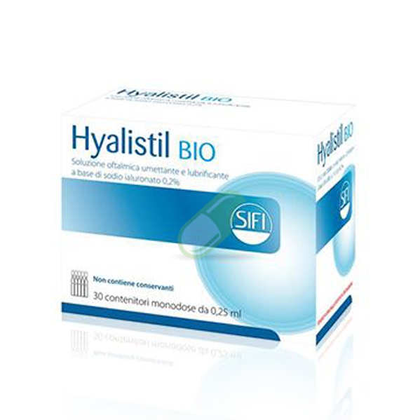 SIFI Linea Salute degli Occhi Hyalistil Bio Collirio Lubrificante 30 Monodose