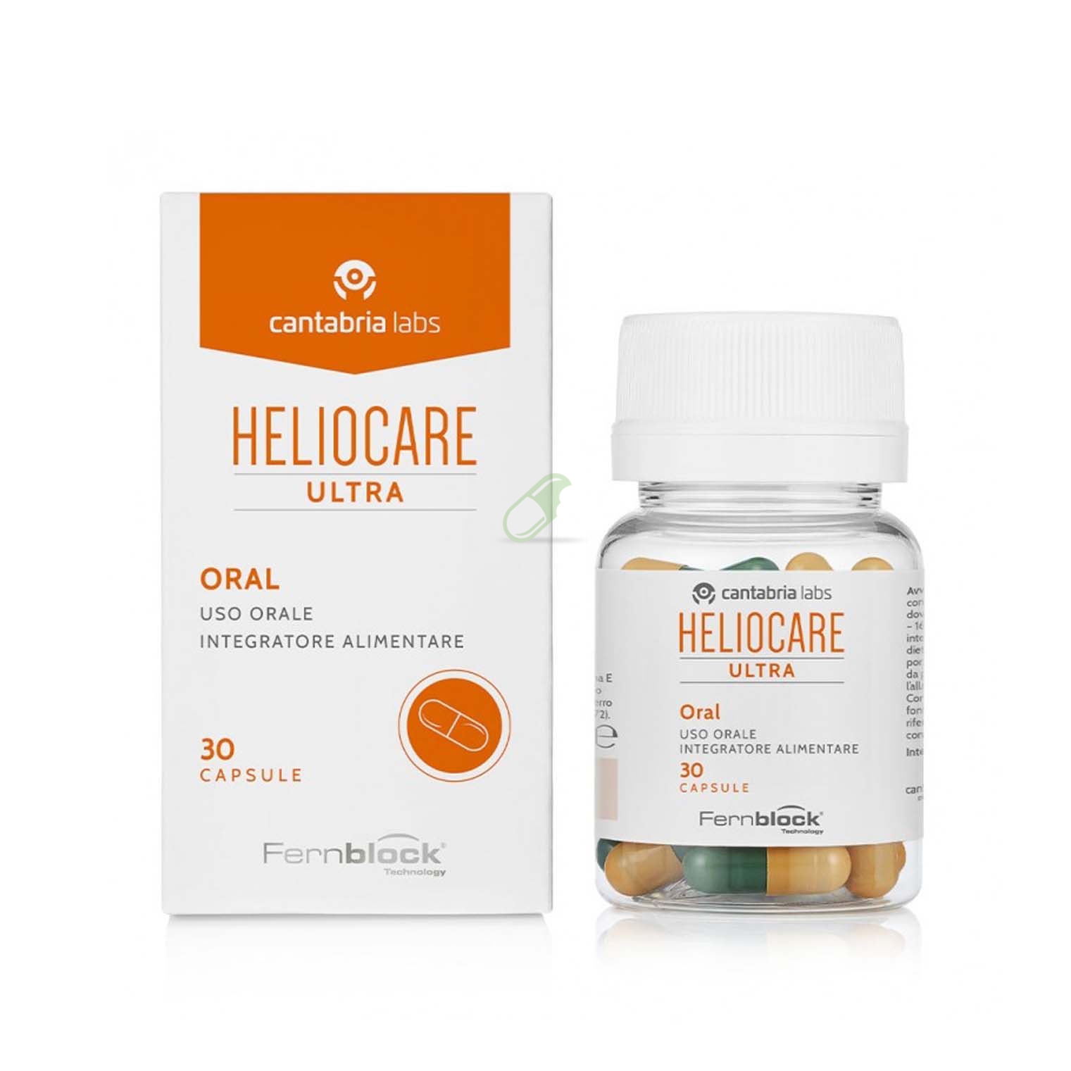 Heliocare Linea Protezione Solare Oral Ultra Integratore Alimentare 30 Capsule