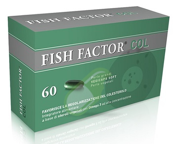 Fish Factor COL Linea Colesterolo e Trigligeridi Integratore 60 Perle Grandi