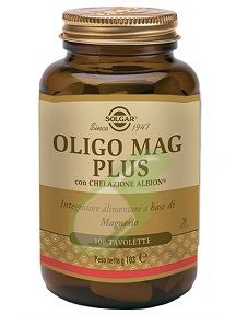 Solgar Linea Benessere Oligo Mag Plus Integratore 100 Tavolette.