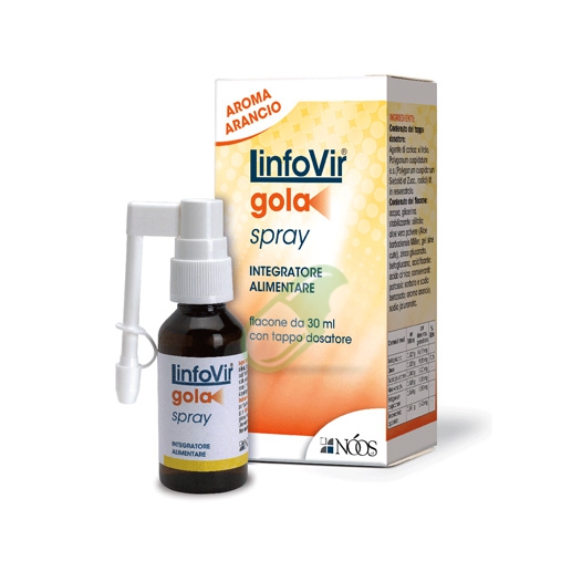 NOOS Srl Linea Salute della gola Linfovir Gola Spray 30 ml