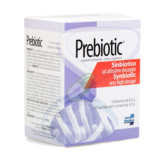 Medibase Linea Benessere dell' Intestino Prebiotic Integratore 10 Bustine