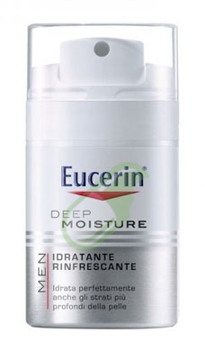 Eucerin Linea Men Deep Moisture Crema Idratante Rivitalizzante Uomo 50 ml