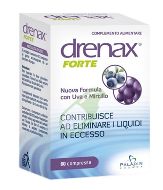 Paladin Linea Drenante Drenax+ Forte Integratore Riequilibrante 60 Compresse