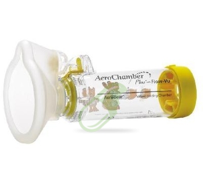 GlaxoSmithKline AeroChamber Plus Pediatrico con mascherina colore Giallo