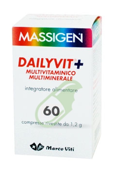 Massigen Linea Benessere ed Equilibrio Dailyvit+ Integratore 60 Compresse