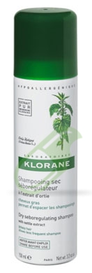 Klorane Capelli Linea Ortica Seboregolatore Cute Grassa Shampoo Secco 150 ml
