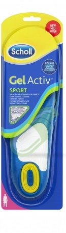 Scholl Linea Sollievo del Piede Gel Activ Sport Donna 1 Paio.