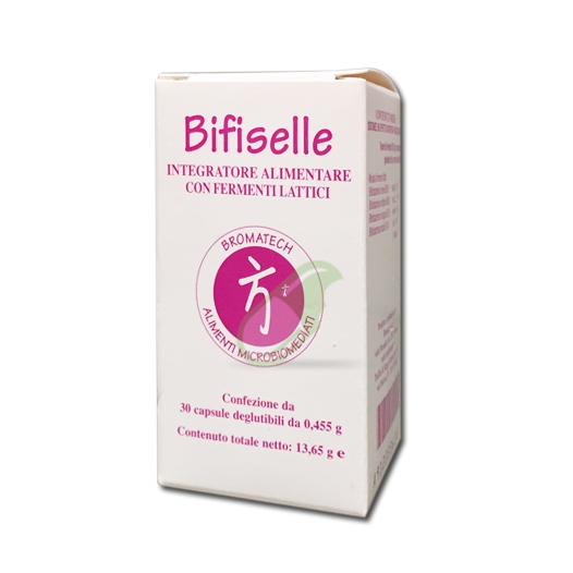 Bromatech Linea Benessere dell' Intestino Bifiselle Integratori 30 Capsule.