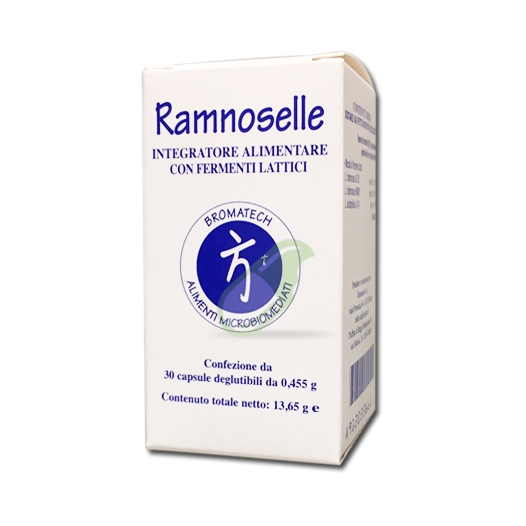 Bromatech Linea Benessere dell' Intestino Ramnoselle Integratori 30 Capsule.