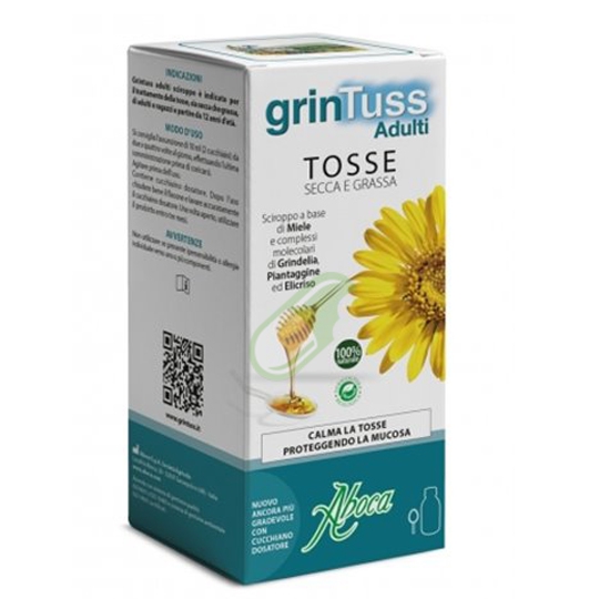 Aboca Naturaterapia Linea Tosse Grintuss Adulti Sciroppo 180 g