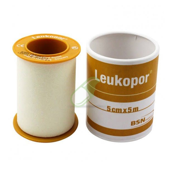 Essity Italia Linea Medicazione Cerotto Leukopor rocchetto 5cm x 5m