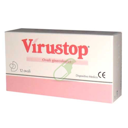 Difass International Linea Igiene Donna Virustop  Ovuli Vaginali 12 Pezzi