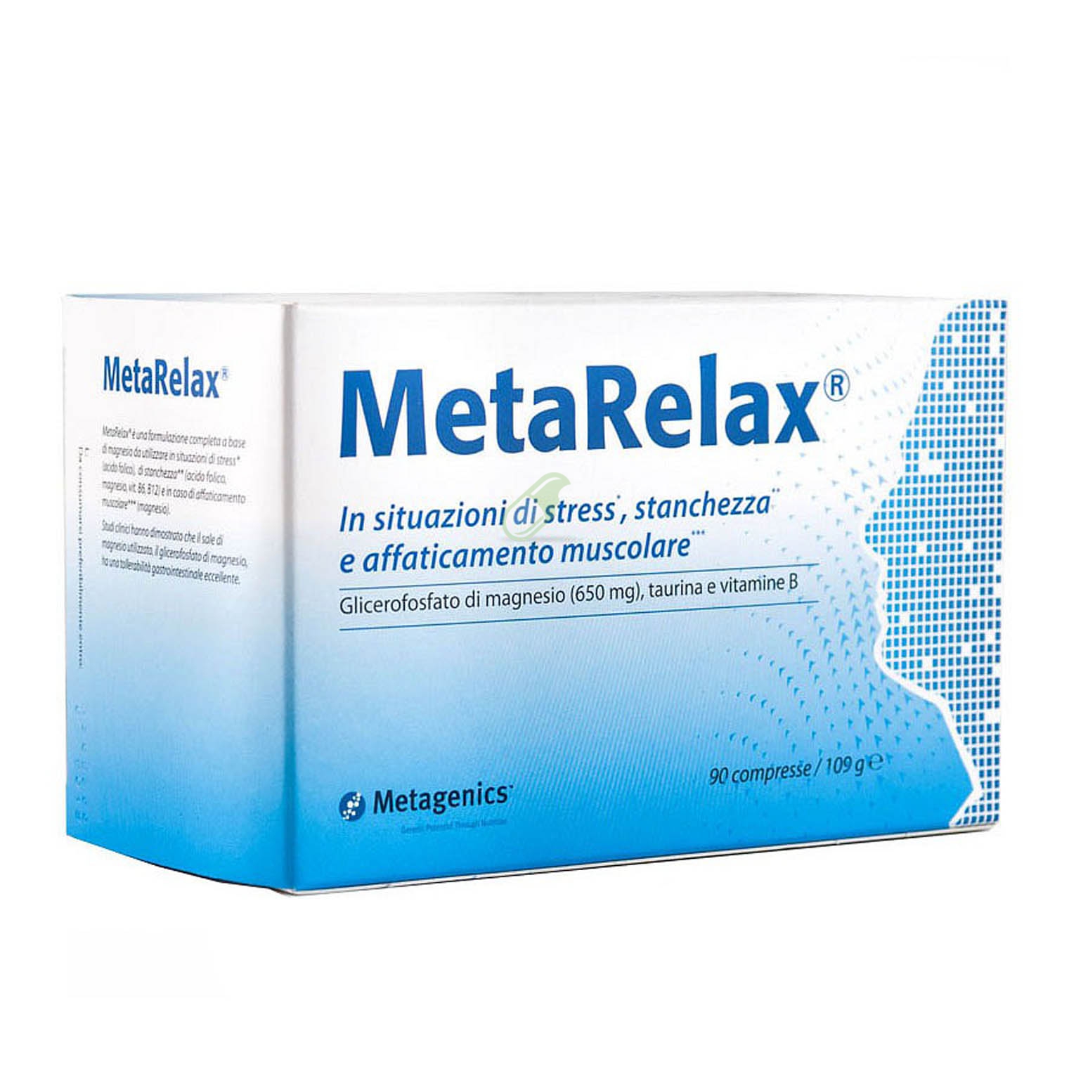 Metagenics Linea Benessere della Persona Metarelax New Integratori 90 Compresse