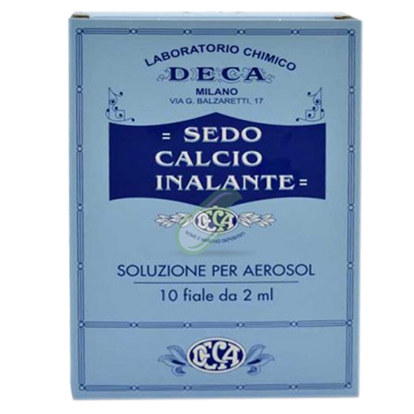 Deca Laboratorio Linea Aerosol Sedo Calcio Inalante 10 Fiale 2 Ml
