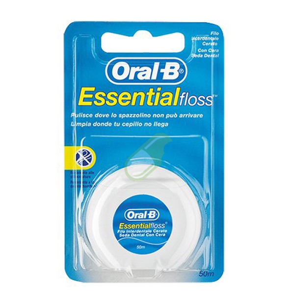 Oral B Essential Floss Filo Interdentale Cerato 50 m