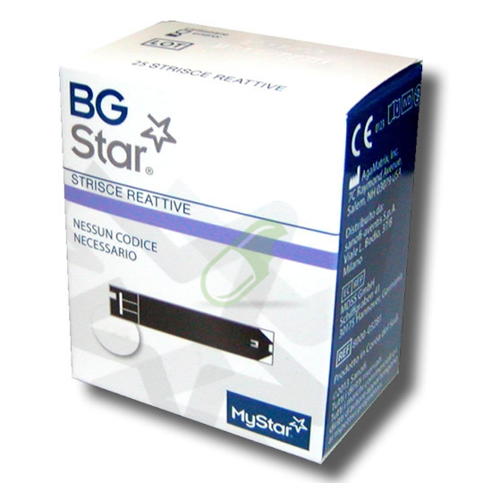 Sanofi Linea Controllo del Diabete Bgstar Mystar Extra 25 strisce