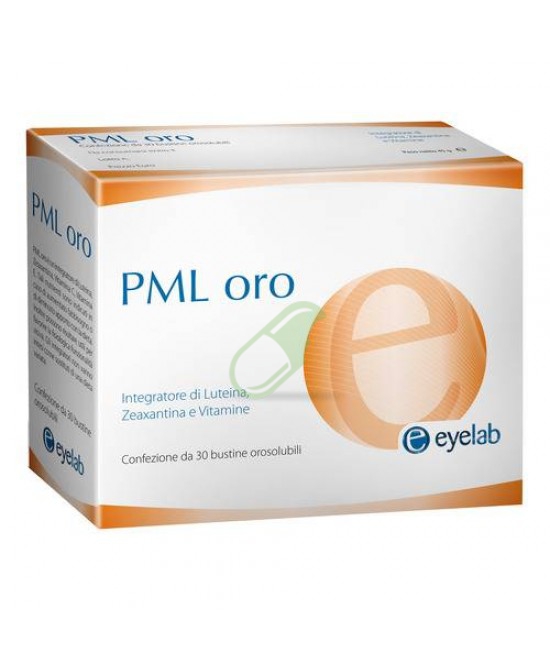 SIFI Linea Salute e Benessere degli Occhi PML ORO Integratore 30 Bustine oro.