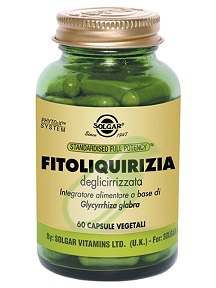 Solgar Linea Depurativi Fitoliquirizia Deglicerizzata 60 Capsule Vegetali