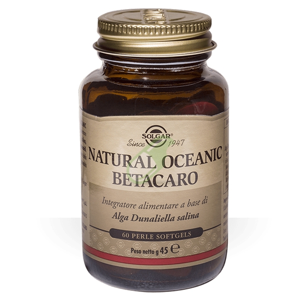 Solgar Linea Benessere della Pelle Natural Oceanic Betacaro 60 Perle Softgel