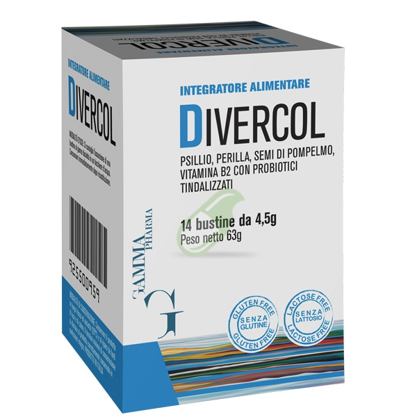 Gammapharma Linea Benessere dell'intestino Divercol Integratore 14 Bustine