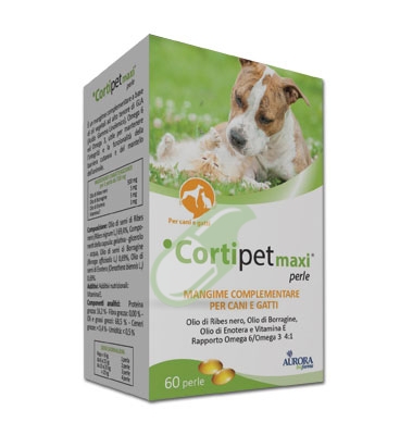 Aurora Biofarma Linea Vetirinaria Cortipet Maxi Integratore 60 Perle