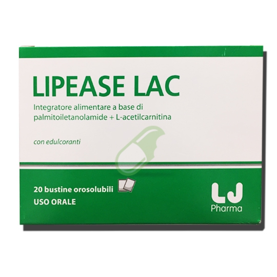 LJ Pharma Linea Antinfiammatoria Lipease Lac Integratore 20 Bustine Orosolubili