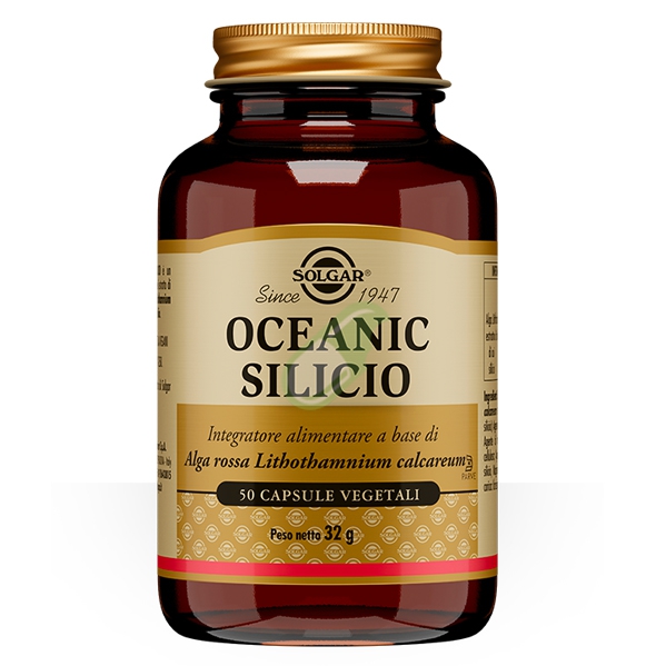 Solgar Linea Vitamine e Minerali Oceanic Silicio Integratore 50 Capsule