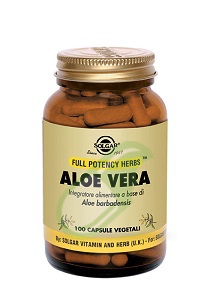 Solgar Linea Benessere dell'intestino Aloe Vera 100 Capsule Vegetali