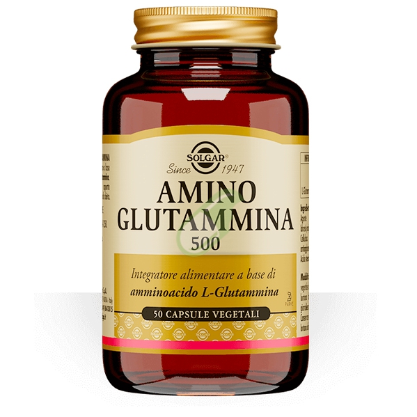 Solgar Linea Antiossidante Amino Glutammina 500 50 Capsule Vegetali