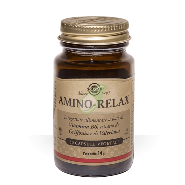 Solgar Linea benessere ed energia Amino Relax Integratore 30 Capsule