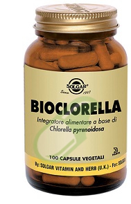 Solgar Linea antiossidante Bioclorella Integratore 100 capsule