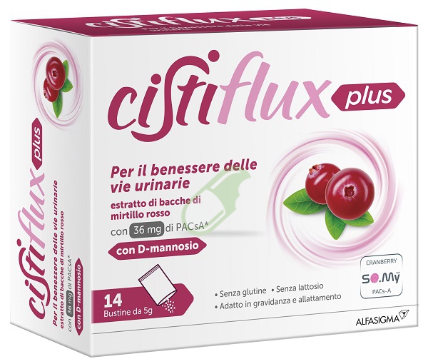 Alfasigma Linea Benessere Urinario Cistiflux A Plus 36 + D 14 Bustine