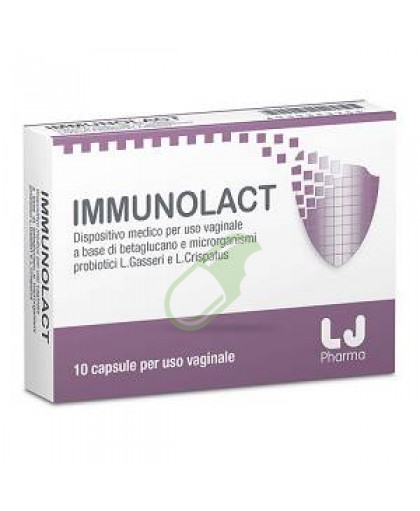 LJ Pharma Linea benessere della donna Immunolact 10 Capsule Vaginali