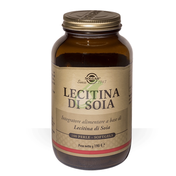 Solgar linea benessere dell'Intestino Lecitina Soia 1200 Integratore 100 Perle