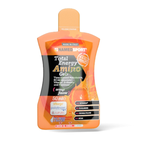 Named Linea Sport Total Energy Amino Gel Orange Flavour 50 ml