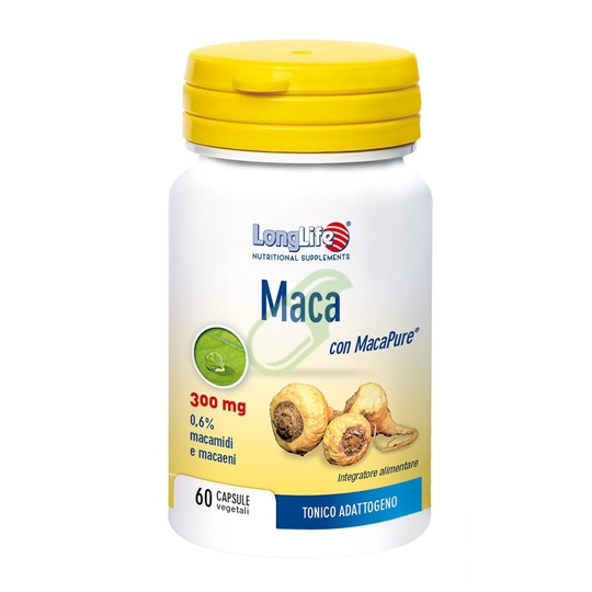 Longlife Linea Benessere ed Energia Longlife Maca Integratore 60 Capsule