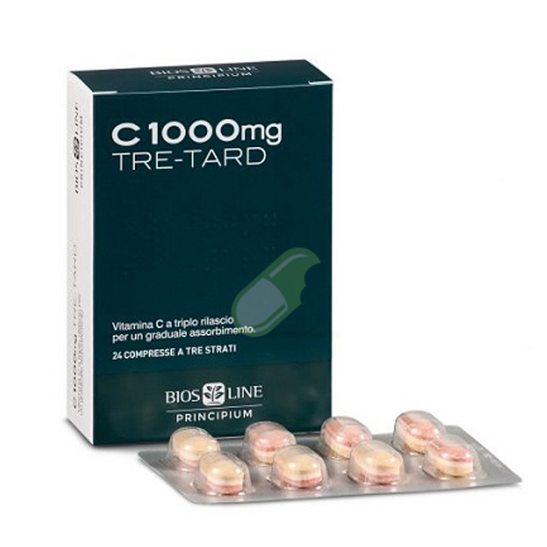 Bios Line Linea Vitamine Principium C 1000 Mg Tre-Tard 24 Compresse