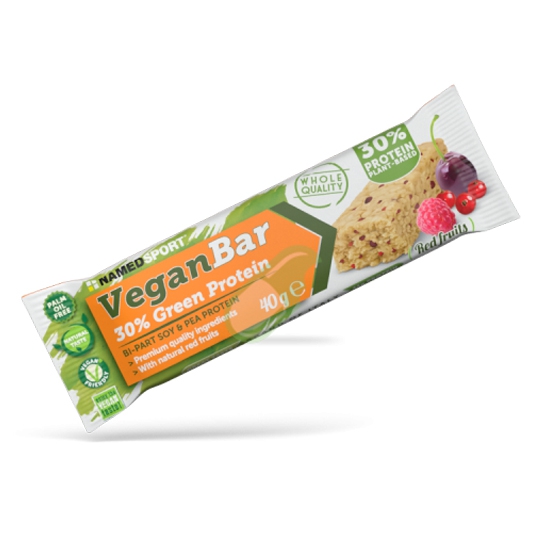 Named Linea Sport Vegan Protein Bar Red Fruits barretta 40 g
